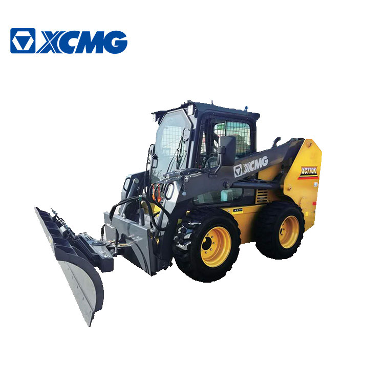 XCMG skid steer loader XC770K China mini four wheel drive bucket skidsteer loader